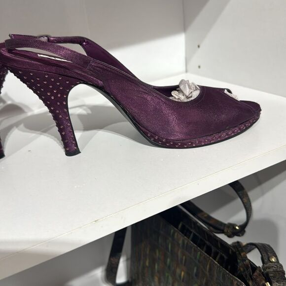 Elegant Purple Women's Heels - Picture 2 of 4